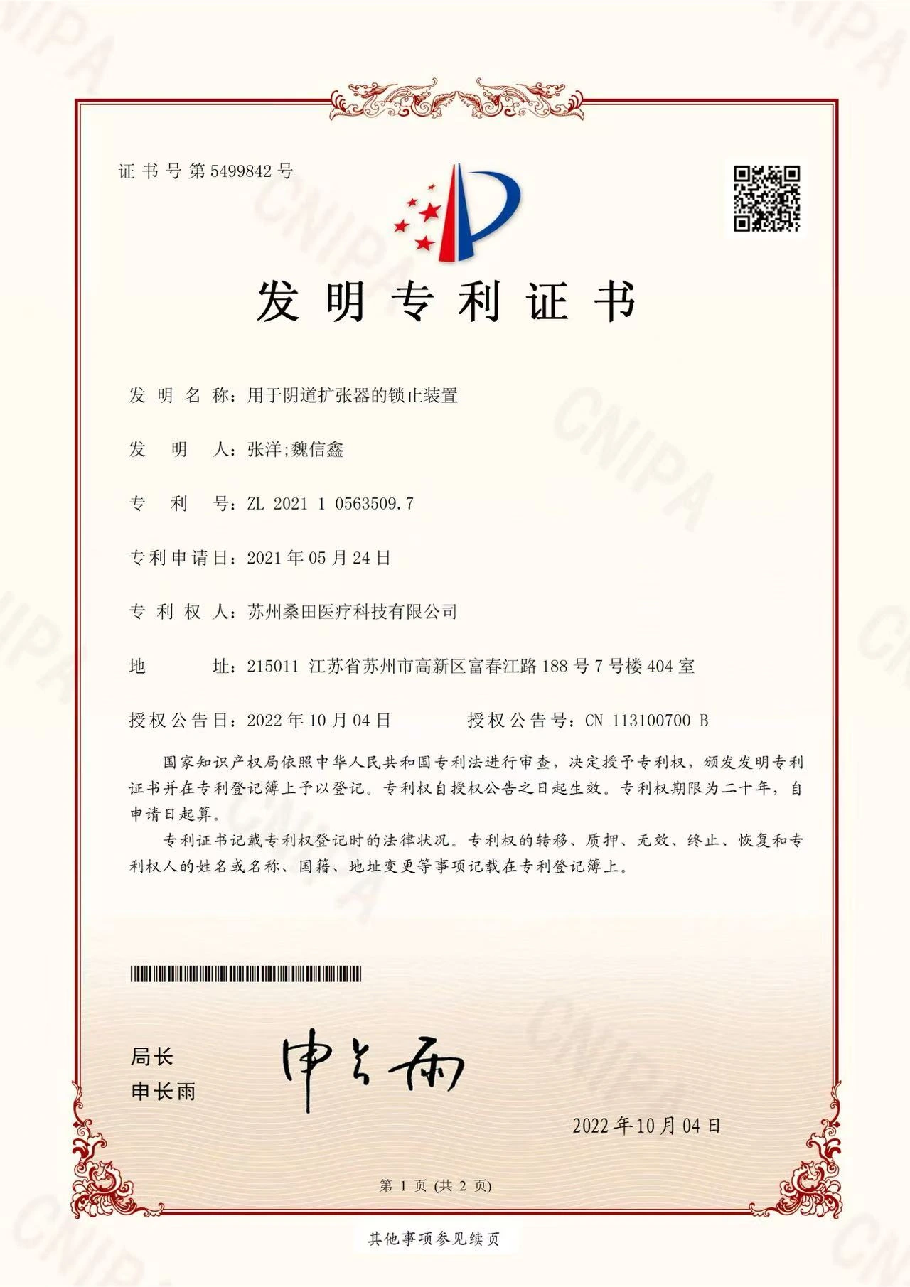 Patent 6